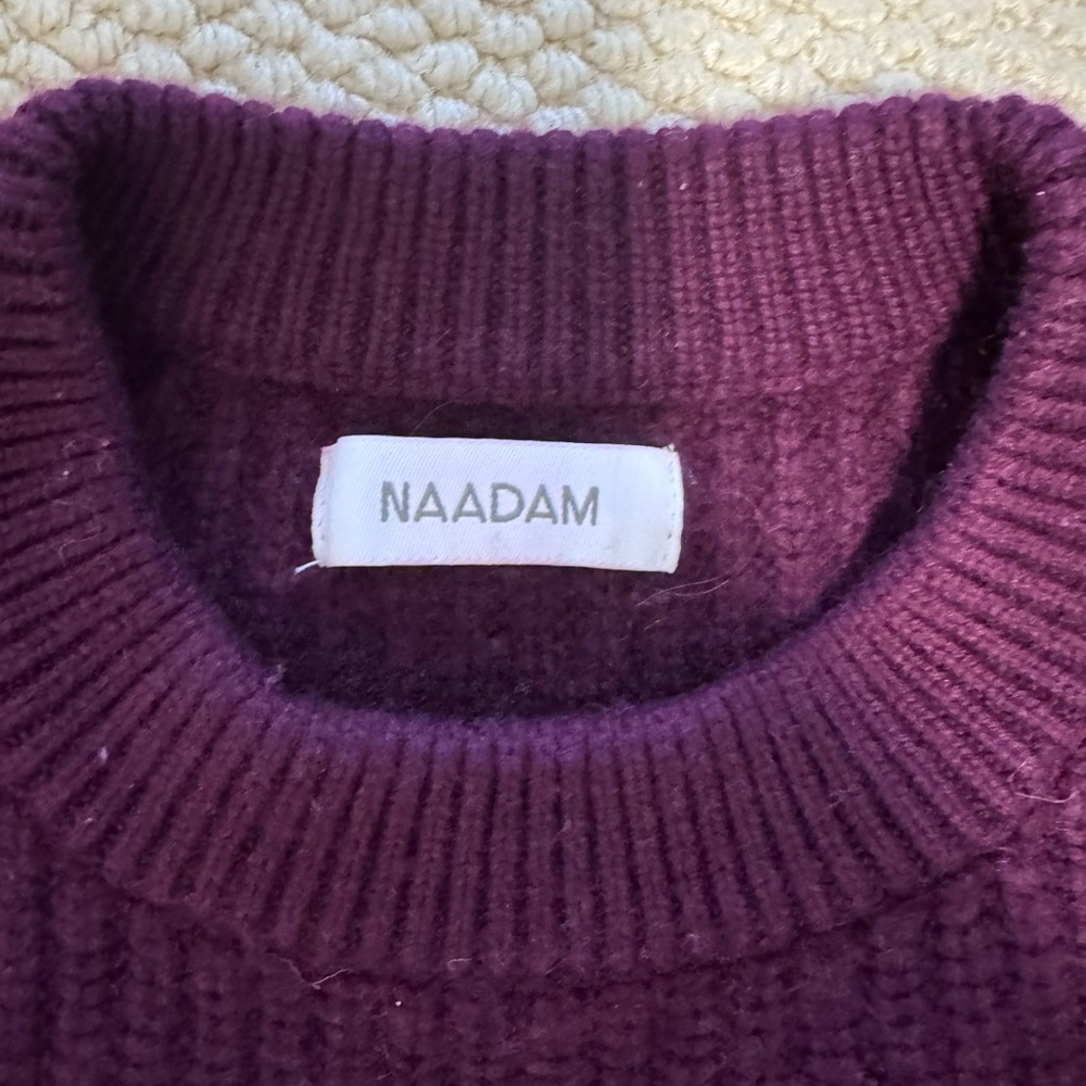 NAADAM Wool Cashmere Blend Sweater